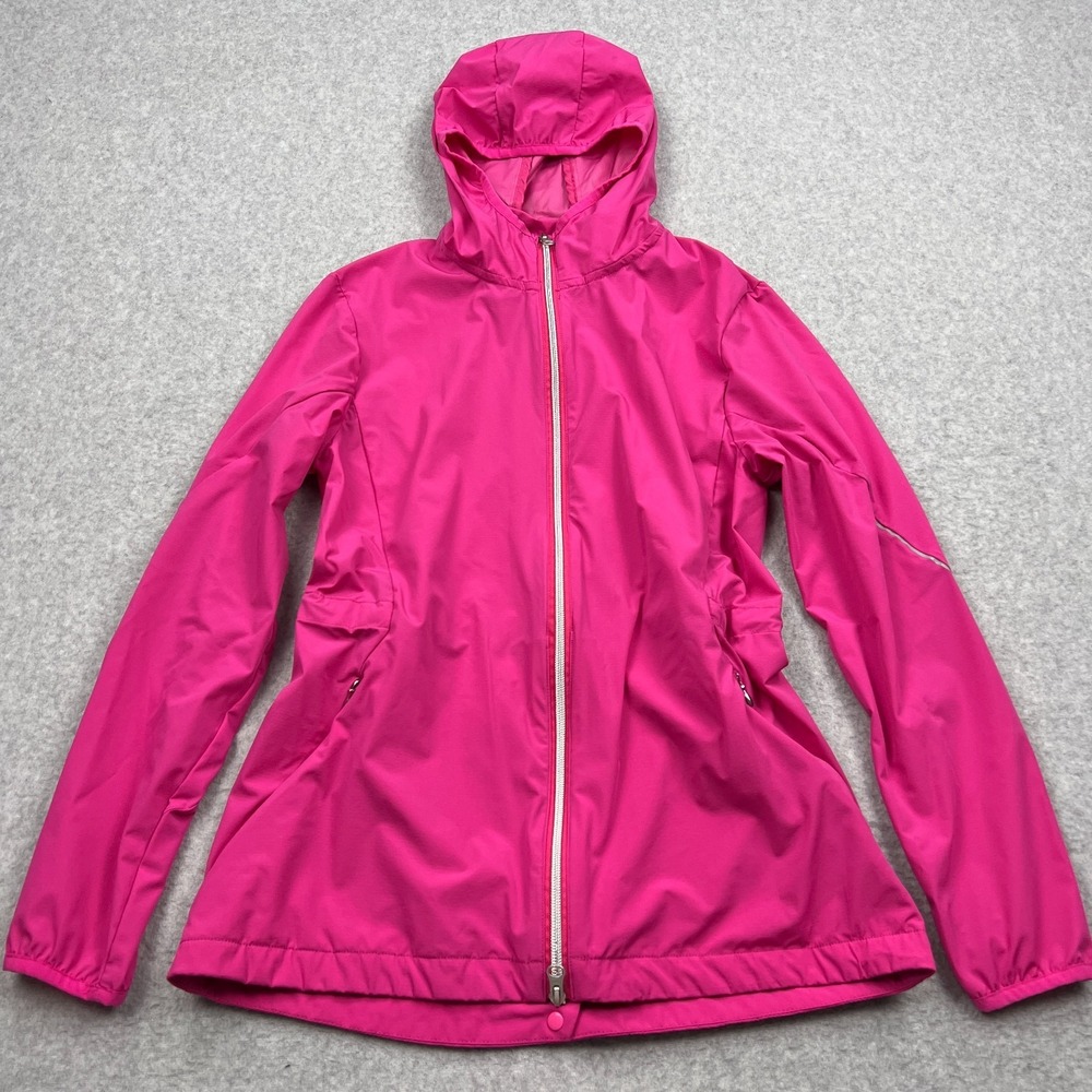 Sunice Amelia Wind Jacket Women's Small Pink‎ Water-Repellent WxTech Hooded Zip